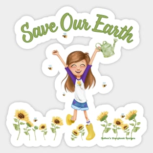 Save Our Earth Design Sticker